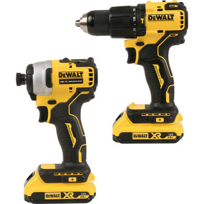 Набір електроіструментів DeWALT 2 од. 18 В XR Li-lon, вага 5.9 кг, кейс TSTAK, 2 АКБ та ЗП (DCK2062D2T) Вінниця - фото 2
