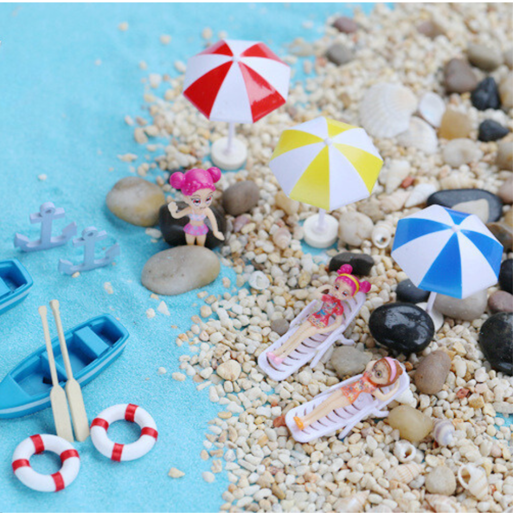 Пляжні парасольки, рятувальні круги та шезлонги для флораріуму,міні-саду, мікроландшафту,моделізму Одеса - фото 8