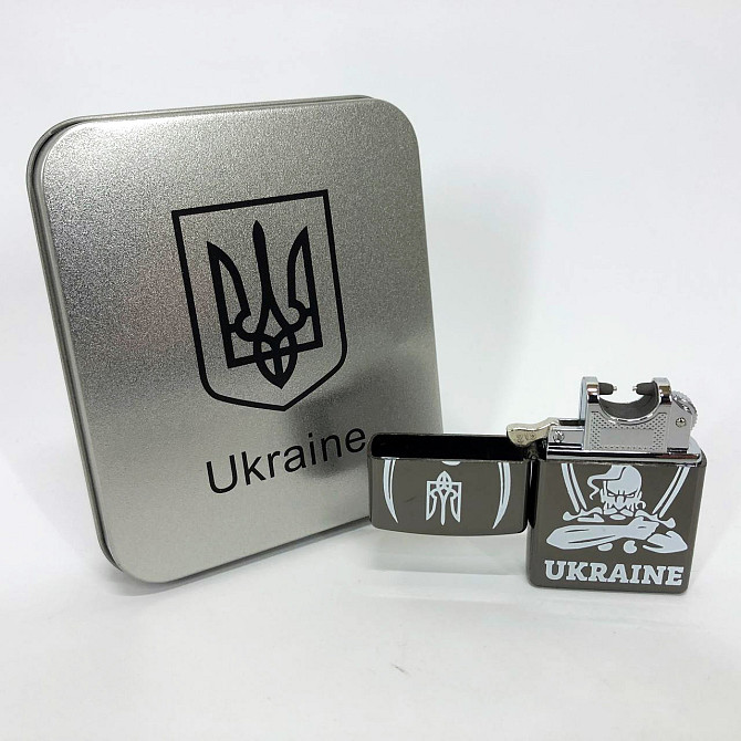 Запальничка на подарунок електрична, Запальничка електроімпульсна блискавка на зарядці FC-16 Львів - фото 11