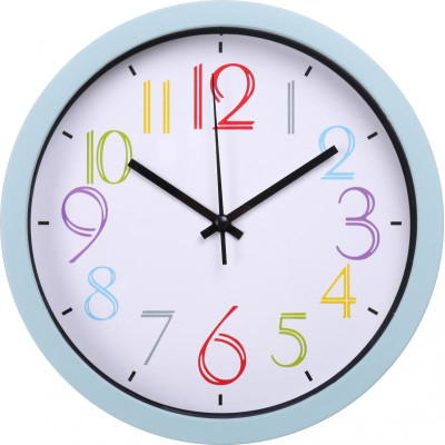 Настенные часы Optima Rainbow пластиковый, белый (O52095) Винница - изображение 1