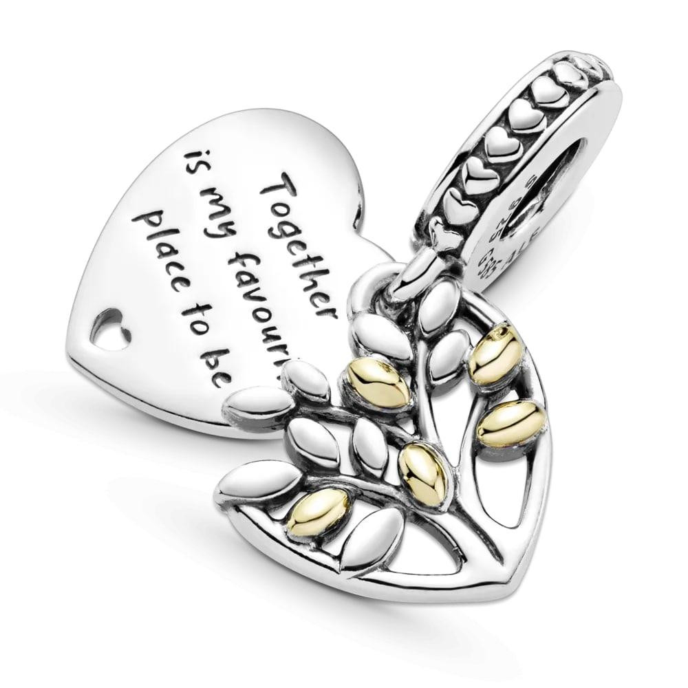 Срібна  намистина  для браслетів Пандора "бути разом" 799161C00 MasterSem Київ - фото 1