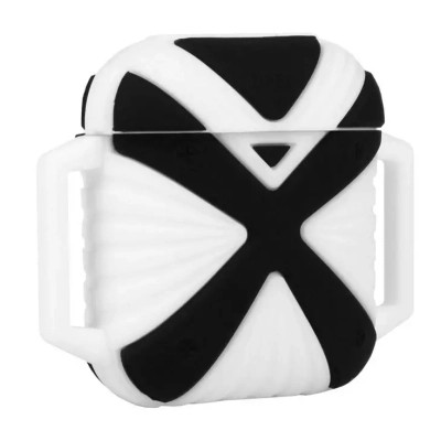 Чохол для навушників X-HuWei i-Smile для Apple AirPods IPH1443 Black+White (702333) Вінниця - фото 1