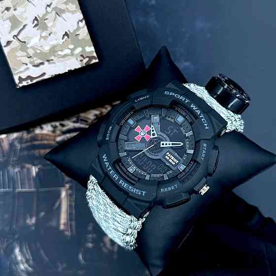 Patriot 005BKSU ЗСУ Чорні Паракордовий ремінець ACU + Коробка SBR Київ