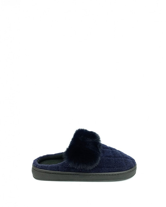 Капці жіночі сині фіоллетові з хутром теплі зимові домашні вуличні Одеса - фото 2