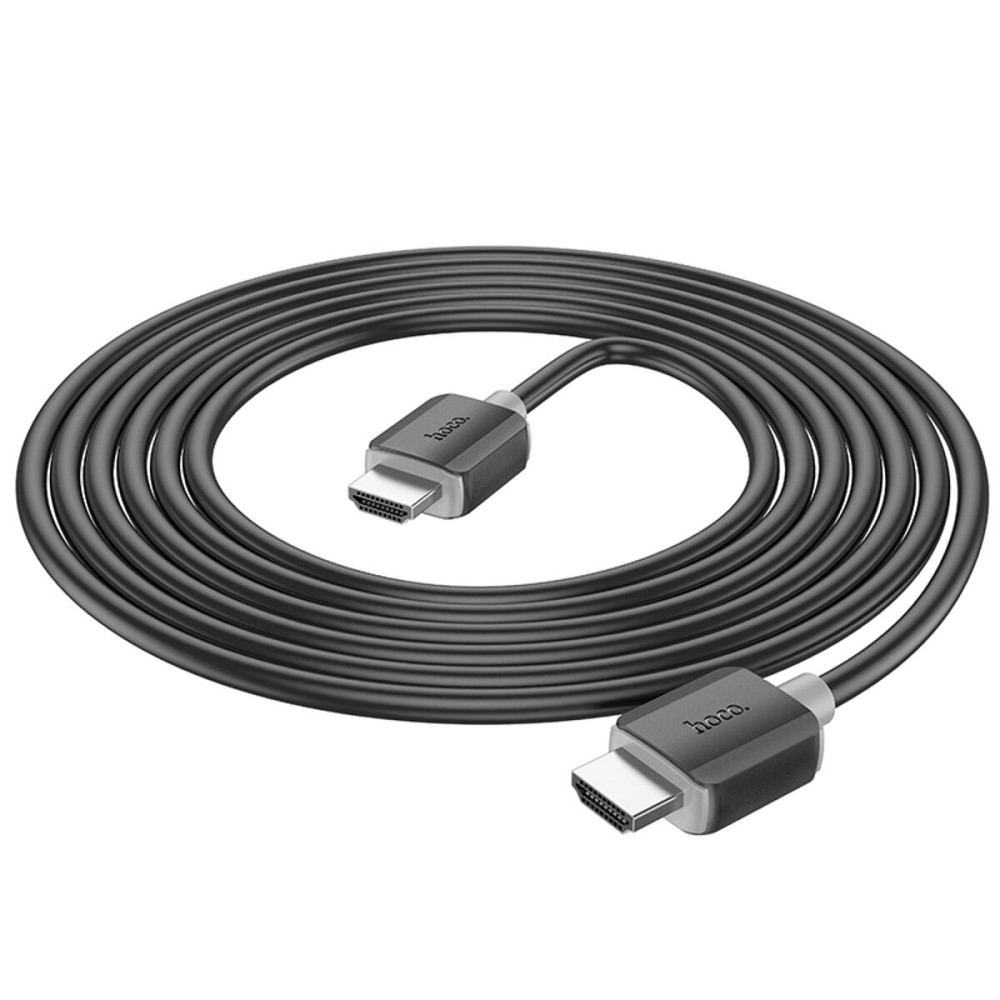 Кабель HOCO US08 HDTV 2.0 male-to-male 4K HD data cable(L=3M) Black (6931474799401 ) Київ - фото 5