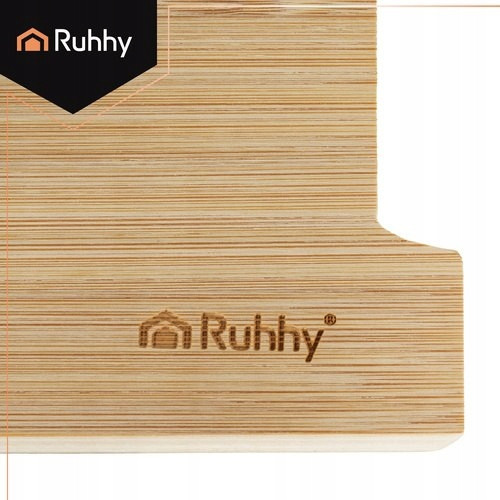 Бамбукова кухонна дошка з двома висувними контейнерами Ruhhy (25707) Нововолинськ - фото 4