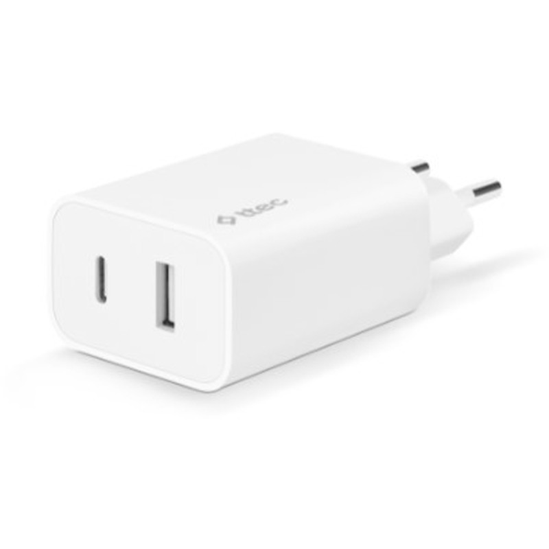 Мережевий зарядний пристрій Ttec SmartCharger Duo PD USB-C/USB-A 32 Вт White (2SCS24B) Білий Харьков - изображение 3