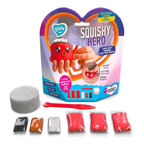 Набір для ліплення з повітряним пластиліном Squishy CupCao ТМ Lovin 70125 Вінниця