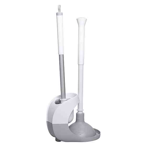Household Набір для чищення унітазу: йоржик для чищення туалету з підставкою та вантузом 50 (см Киев