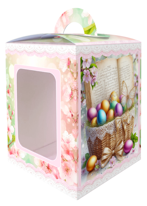Коробка під великодня Великодня 14 см * 14 см*18,7 см (400 гм) No3 (1 шт.) Харків - фото 7