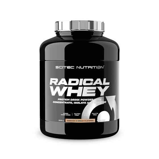 Протеїн Scitec Nutrition Radical Whey 2000 р, Cookies &amp; cream Луцьк