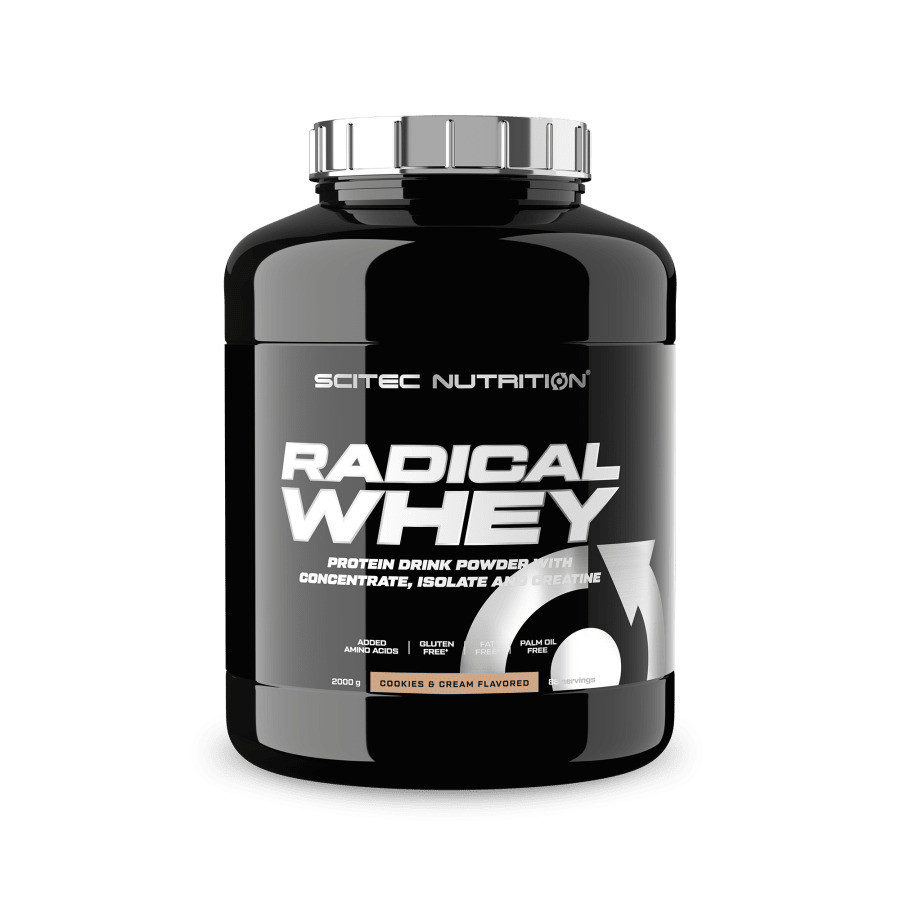 Протеин Scitec Nutrition Radical Whey 2000 г, Cookies & cream Луцк - изображение 1