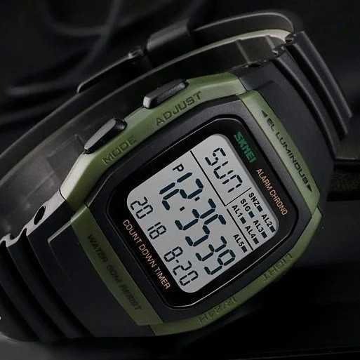 Мужские спортивные часы Skmei 1278 Зеленый Винница - изображение 4