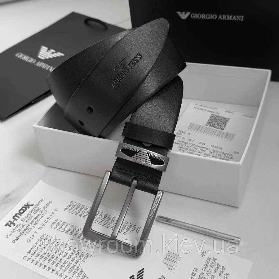 Чоловічий подарунковий набір портмоне та ремінь Armani (113) Київ - фото 6