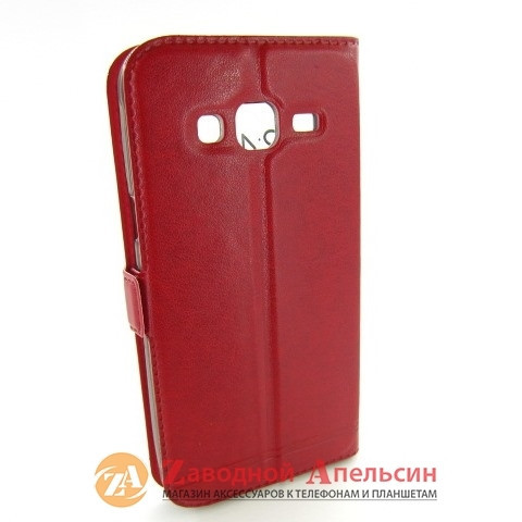 Чехол книга Samsung J3 J300 J310 J320 Smart Case red Одесса - изображение 5