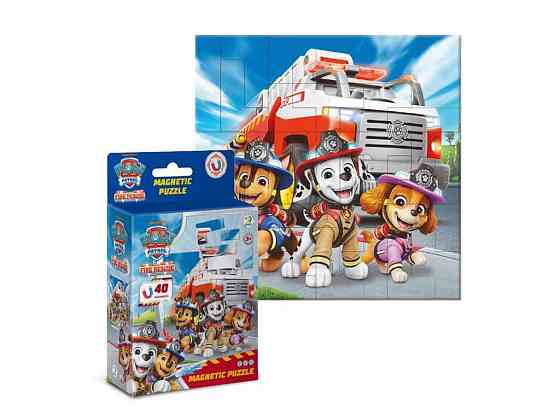 Пазли магнітні 40ел. Paw Patrol Пожежні 200648 ТМ DODO Київ