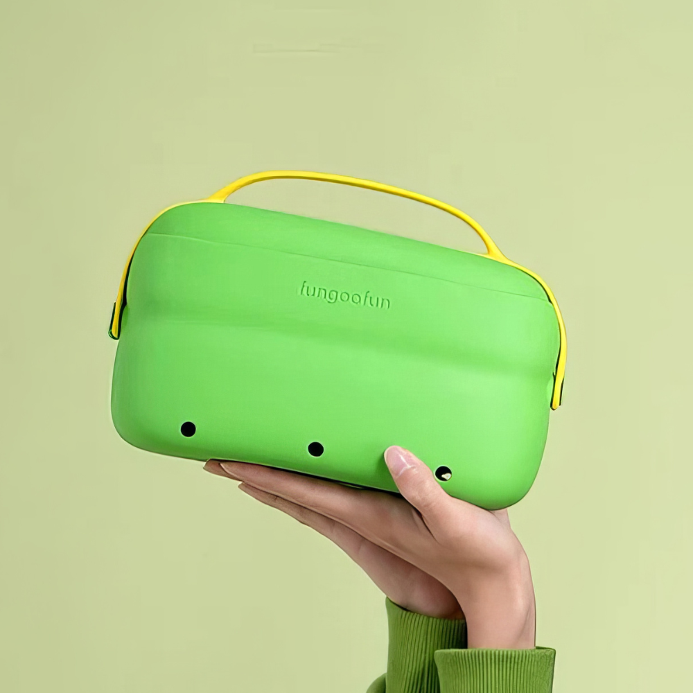 Сумка 2в1 силіконова косметичка водонепроникна для аксесуарів у ванну кімнату і душ, дорожня, зелена Кам'янець-Подільський - фото 1