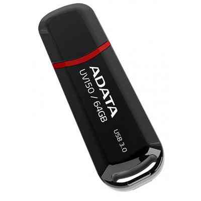 USB флеш накопичувач ADATA 64GB UV150 Black USB 3.0 (AUV150-64G-RBK) Вінниця
