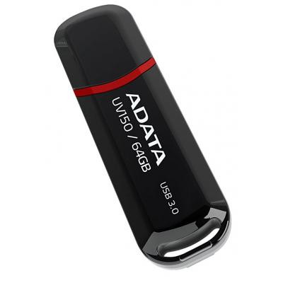 USB флеш накопичувач ADATA 64GB UV150 Black USB 3.0 (AUV150-64G-RBK) Вінниця - фото 2