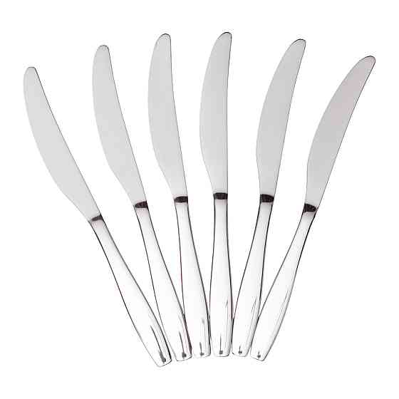 Ding Lanfang Набір столових ножів 6 штук з нержавіючої сталі 23.5 (см) Срібло HP-8-21 Коломия