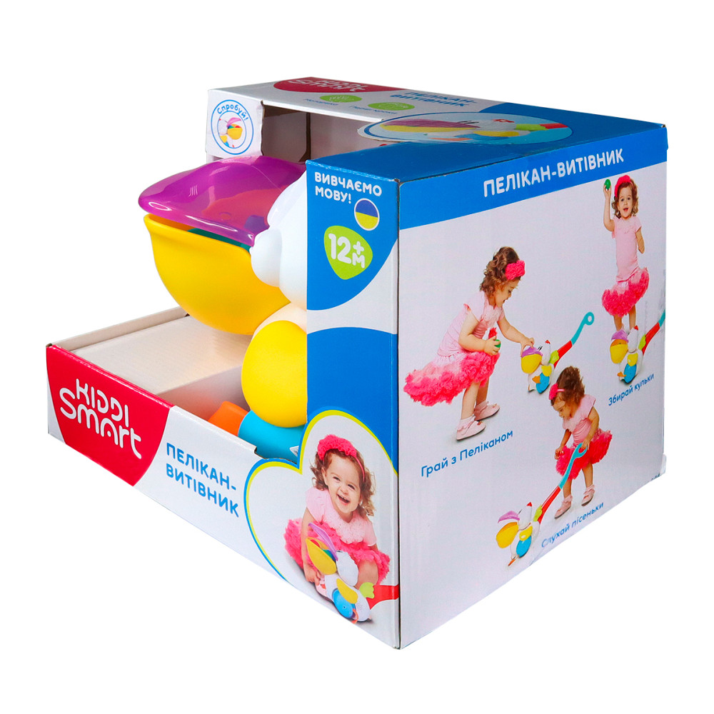 Іграшка-каталка Kiddi Smart – Пелікан-Витівник (українська) Дніпро - фото 8