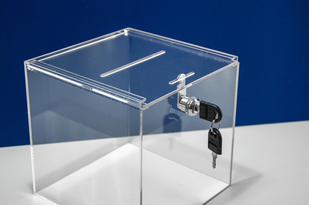 Скринька для пожертвувань EKOSTAR 200х200х200 врізний замок Київ - фото 8