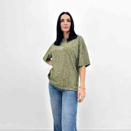 Базовая футболка с принтом 