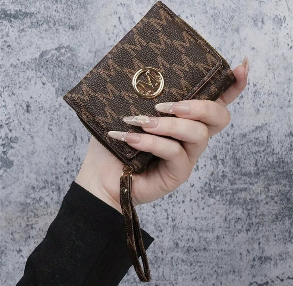 Гаманець жіночий маленький Коричневий Сміла - фото 1