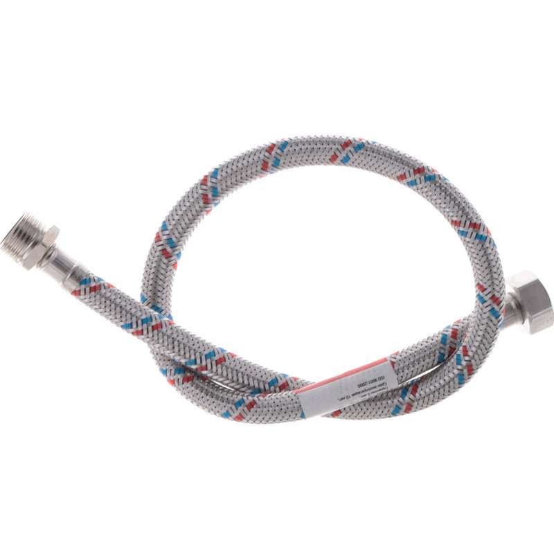 Гибкий шланг для подключения воды гайка 1/2'' - Штуцер 1/2'' (60 см) Zerix (ZX1563) Киев - изображение 2