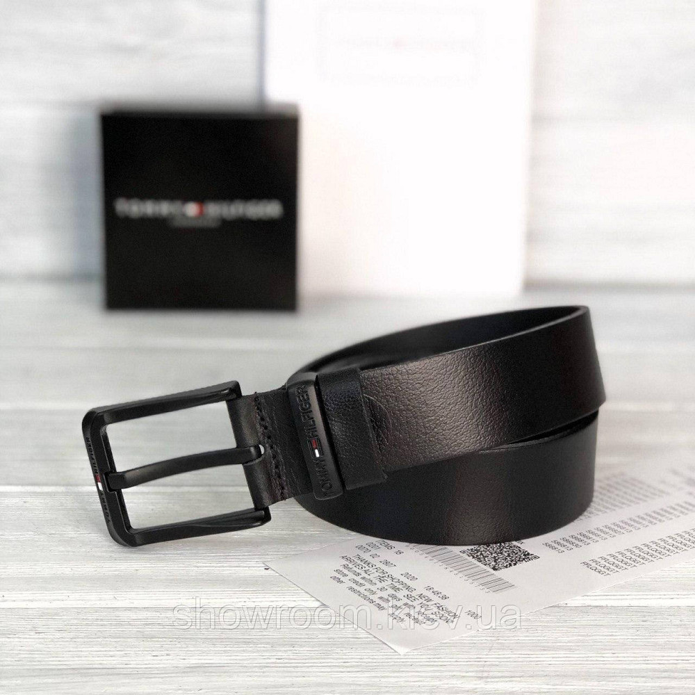 Мужской кожаный брендовый ремень (045) Киев - изображение 2
