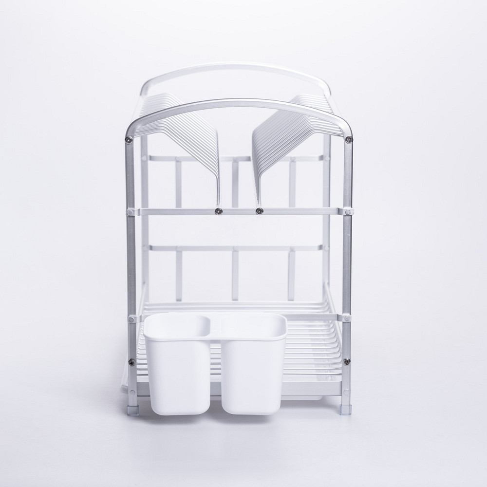 Двоярусна алюмінієва сушилка для кухні з лотком Київ - фото 6