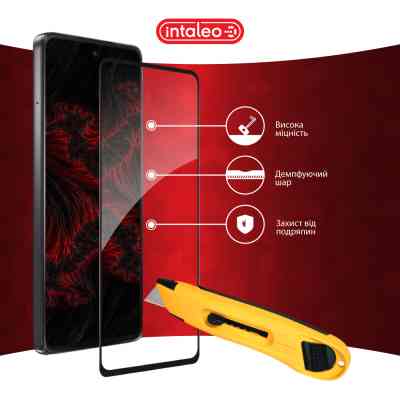 Скло захисне Intaleo Full Glue Moto G75 Black (1283126607400) Вінниця