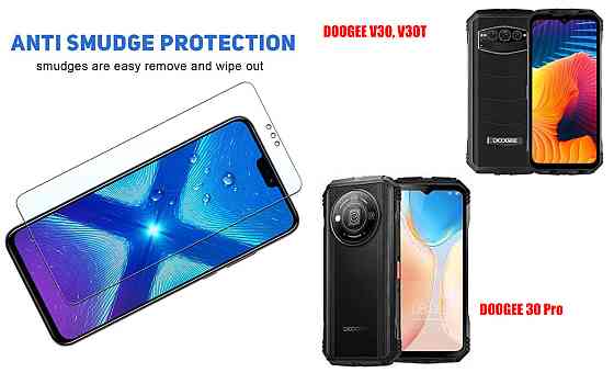 Защитное стекло NeoGlass для DOOGEE V30, V30T, V30 Pro – ультрапрозрачное и устойчивое Киев