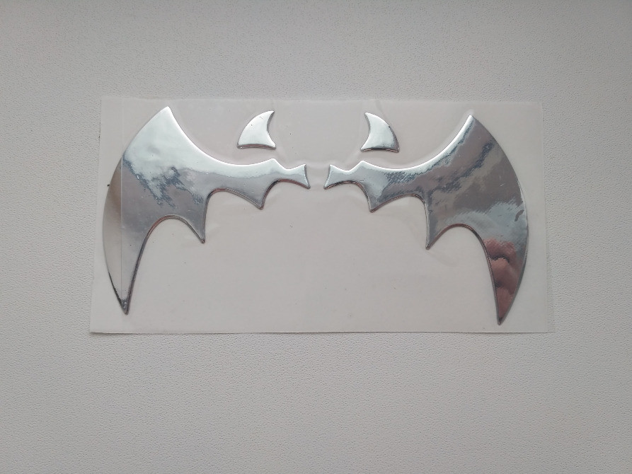 Випукла Наклейка на авто крила кажана Київ - фото 1