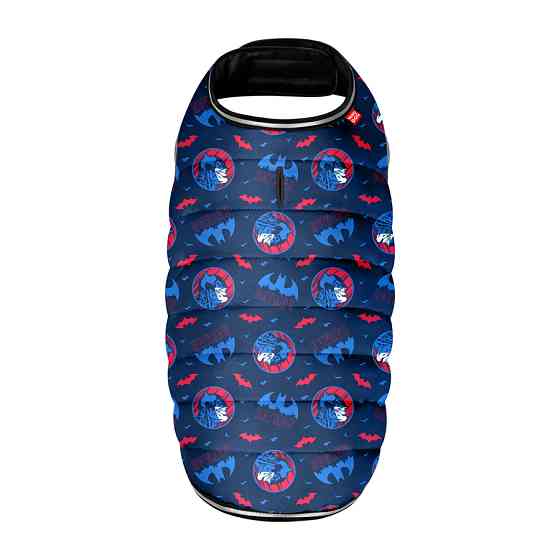 Курточка-накидка для собак WAUDOG Clothes, малюнок "Бетмен червоно-блакитний ", XS, А 26 см, B Коломыя