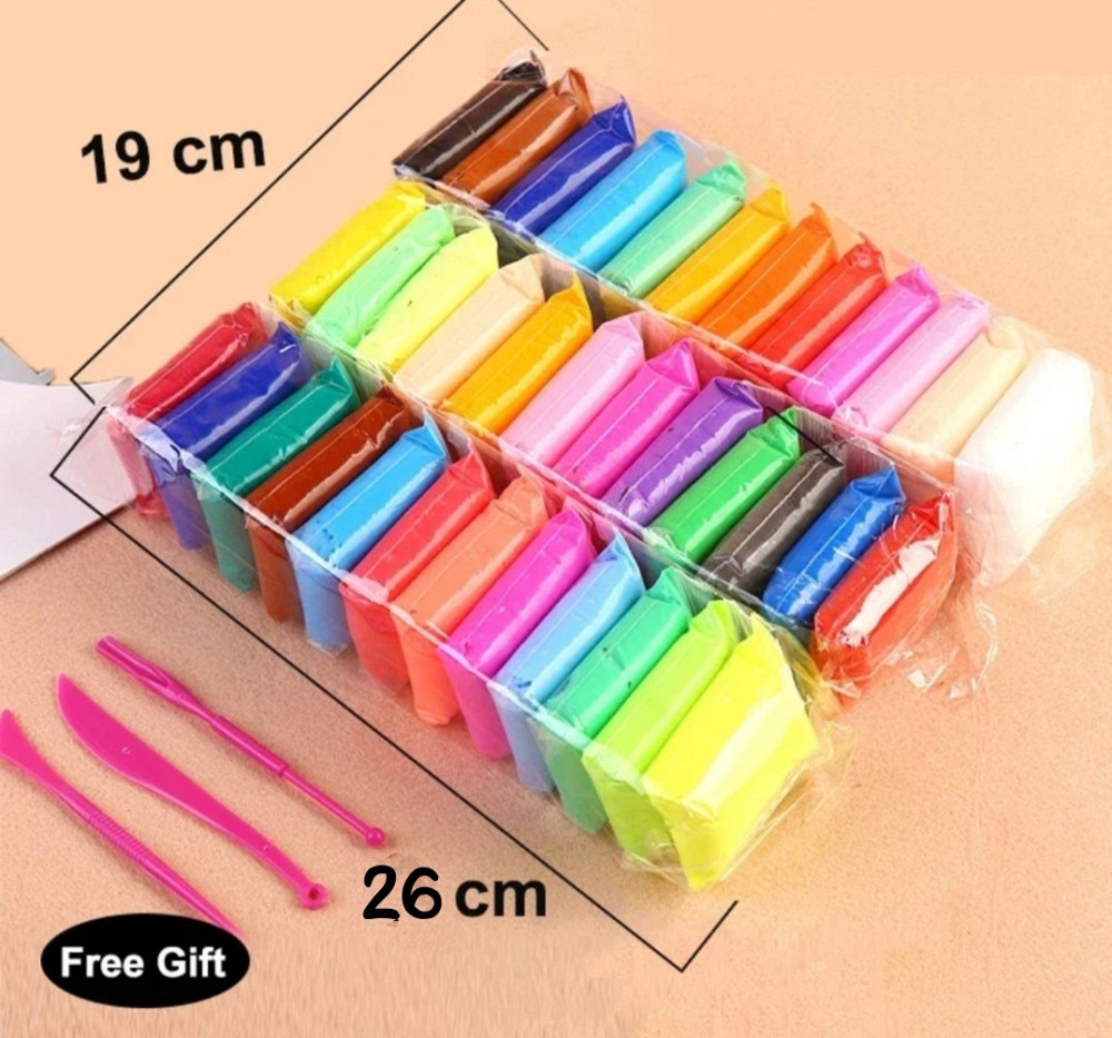 Масса для лепки 36шт Воздушный пластилин микс Масса для лепки Воздушный пластилин Киев - изображение 1