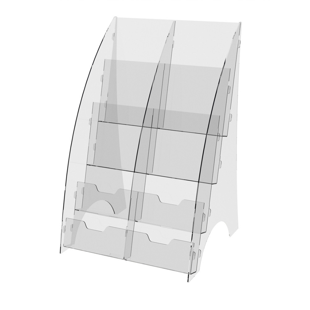 Буклетниця настільна EKOSTAR 8 кишень еврофлаєра + візитки Київ - фото 1