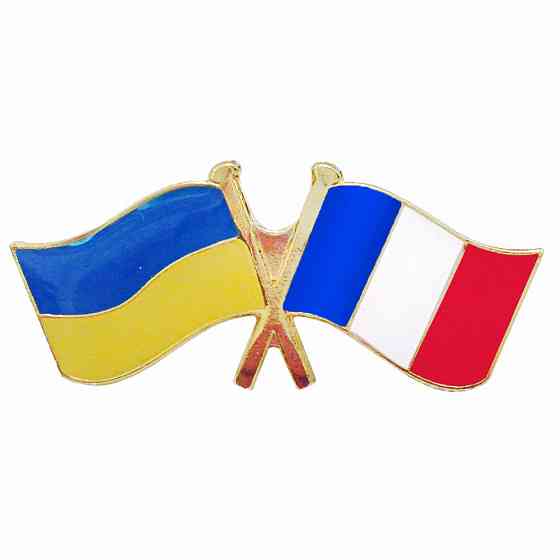 Значок на піджак Україна-Франція Київ
