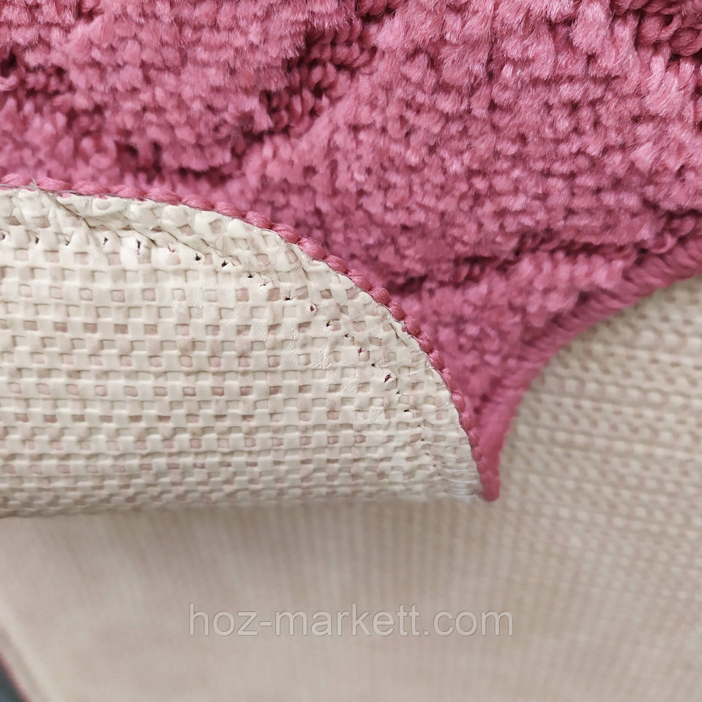 Килимки для ванної та туалету рожевий виробництво Туреччина Харків - фото 5