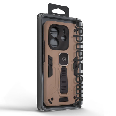 Чехол для мобильного телефона Armorstandart Proover Xiaomi Redmi Note 14 4G Brown (ARM85783) Винница - изображение 3