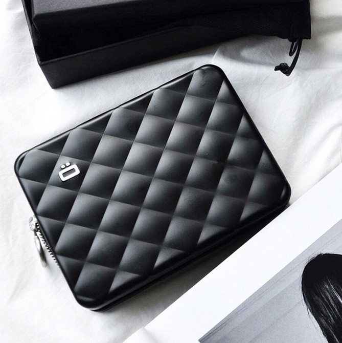 Гаманець на блискавці OGON Quilted Passport, чорний Рівне - фото 7