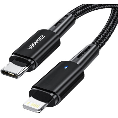 Дата кабель USB-C to Lightning 1.0m 20W black Essager (EXCTL-CG01) Вінниця - фото 2