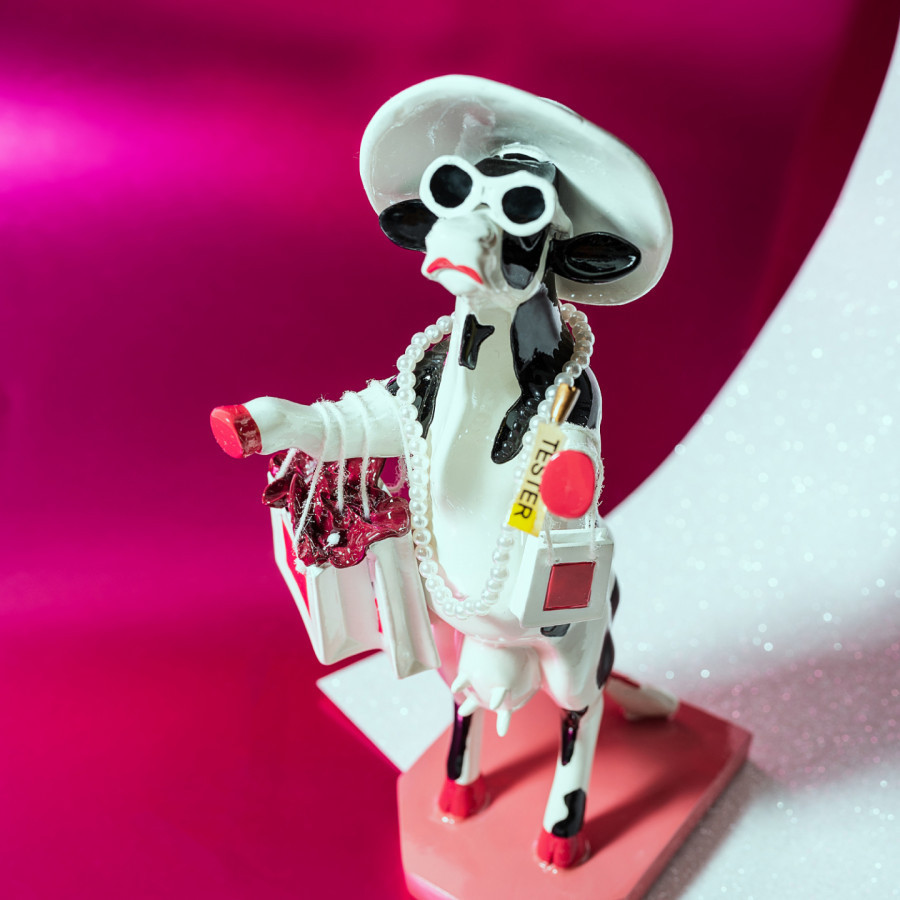 Статуетка колекційна корова Alphadite Goddess of Shopping (Size M) полірезин Київ - фото 4