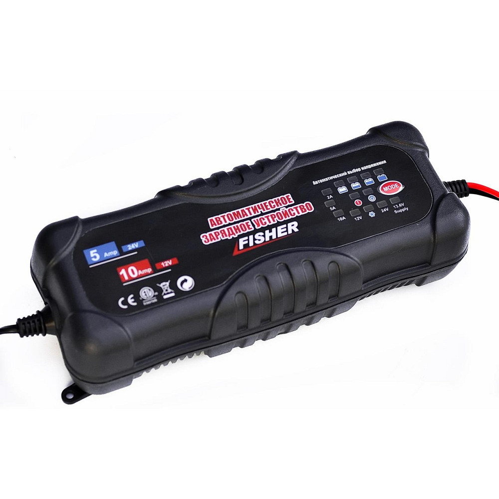 Автоматическая зарядка FISHER 2/5/10А 12/24V аналог СТЕК T4-0227 Черкассы - изображение 1