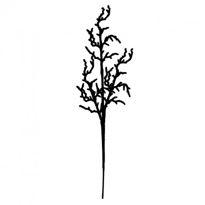 Декоративная ветвь YES! Fun Коралл 76 см, черная, глиттер (974318) Винница - изображение 1