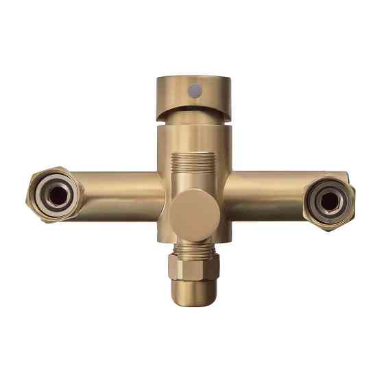 Душова колона зі змішувачем Zerix Rex-009-J Brushed Gold з нержавіючої сталі (Колір матове золото) (ZX6125)   ( 23628 ) Харьков