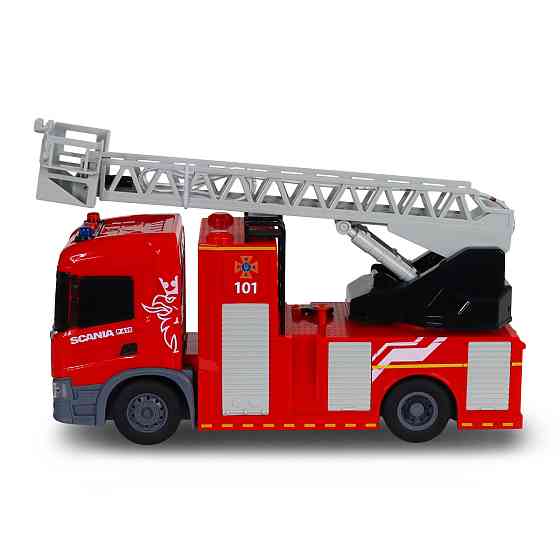 Автомодель серії Big Truck – Пожежна машина Scania (світло, звук, функ. води) Дніпро