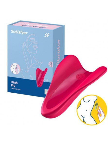 Вібромасажер Satisfyer High Fly (red) Sex Aura Київ - фото 1