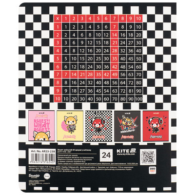 Зошит Kite Aggretsuko, 24 аркуші, клітинка (AR25-238) Вінниця - фото 12