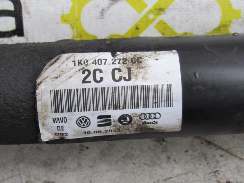Піввісь права Skoda Octavia A5 1.6 tdi 2009-2013 (1K0407272CC) Ковель - изображение 1